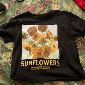 sunflower crop top